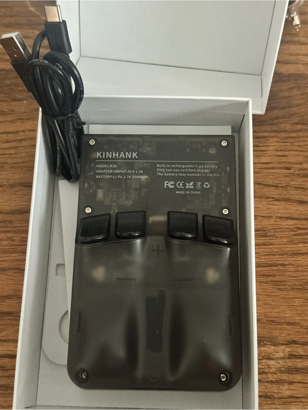 Portable Handheld Game Console - Black